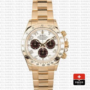 Rolex Cosmograph Daytona Oyster Bracelet 904L Stainless Steel 18k Yellow Gold