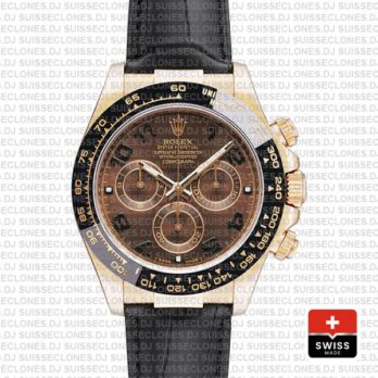 Rolex Daytona Rose Gold Brown Dial Watch | Rolex Replica