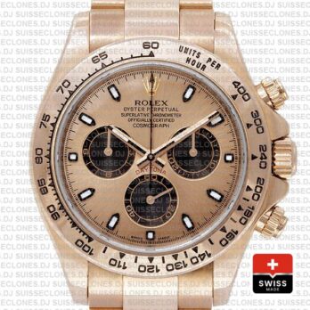 Rolex Daytona Rose Gold Panda Gold 40mm 116505