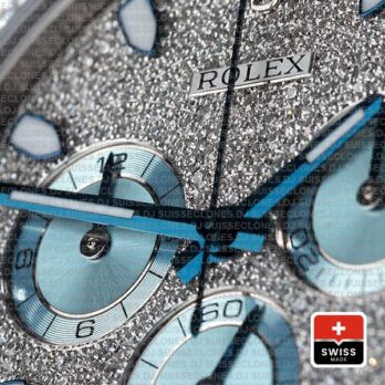 Rolex Daytona Ss Platinum Diamonds 50mm 116576 Swiss Replica