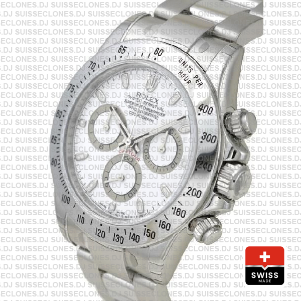 Rolex Daytona Ss White 40mm 116520