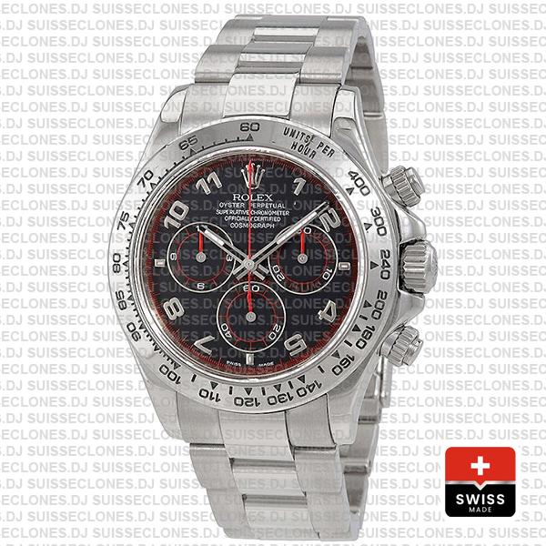 Rolex Daytona Ss White Gold Black Arabic 40mm 116509