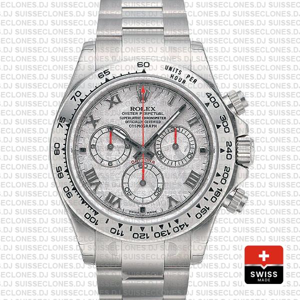 Rolex Daytona White Gold Meteorite Dial | Rolex Replica Watch