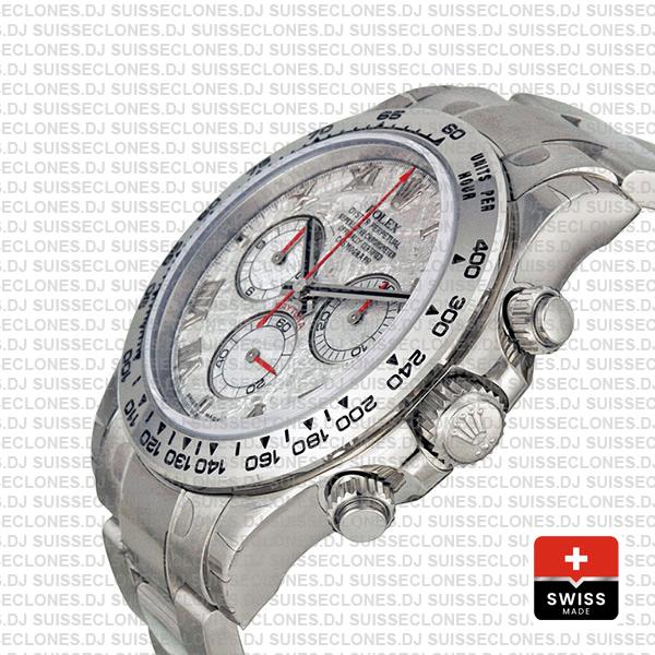 Rolex Daytona White Gold Meteorite Dial Rolex Replica Watch