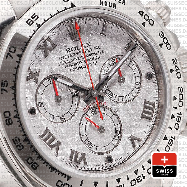 Rolex Daytona Ss White Gold Meteorite 40mm 116509