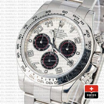 Rolex Daytona Ss White Gold White Arabic 2005 40mm 116509