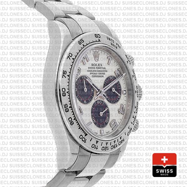 Rolex Daytona Ss White Gold White Arabic 2005 40mm 116509