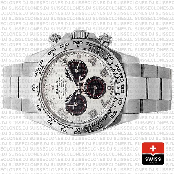 Rolex Daytona Ss White Gold White Arabic 2005 40mm 116509
