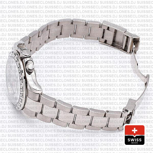 Rolex Daytona White Gold Arabic Dial 40mm Swiss Replica Watch