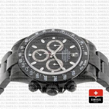 Rolex Daytona Swiss Replica 116520 Black Dlc