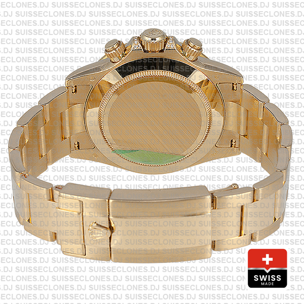 Rolex Daytona Yellow Gold Rainbow 40mm 116598 Replica