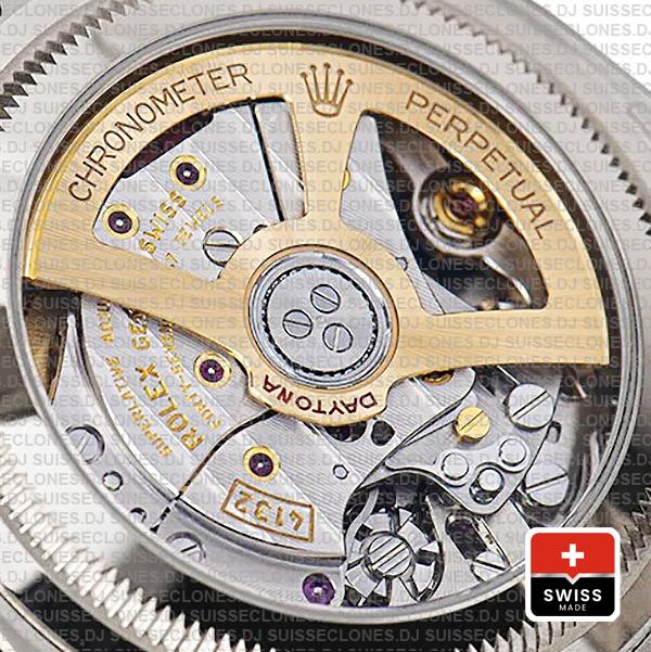 Rolex Cosmograph Daytona Le Mans 18k White Gold Panda Black Dial 40mm Ref:126529ln Cal.4132 Swiss Replica Super Clone 2024 New Model