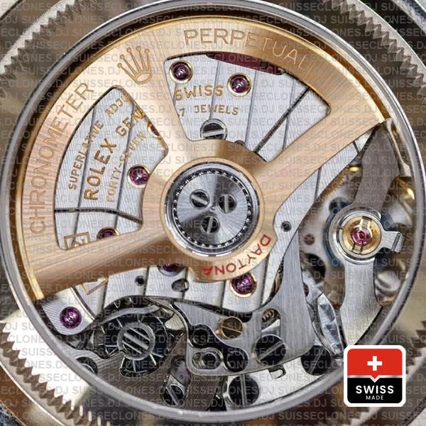 Rolex Cosmograph Daytona Le Mans 18k White Gold Panda Black Dial 40mm Ref:126529ln Cal.4132 Swiss Replica Super Clone 2024 New Model