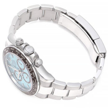 Rolex Cosmograph Daytona Platinum Ref.126506 Ice Blue Dial Stick Markers 40mm Cal.4131 Swiss Replica Super Clone 2024 New Model