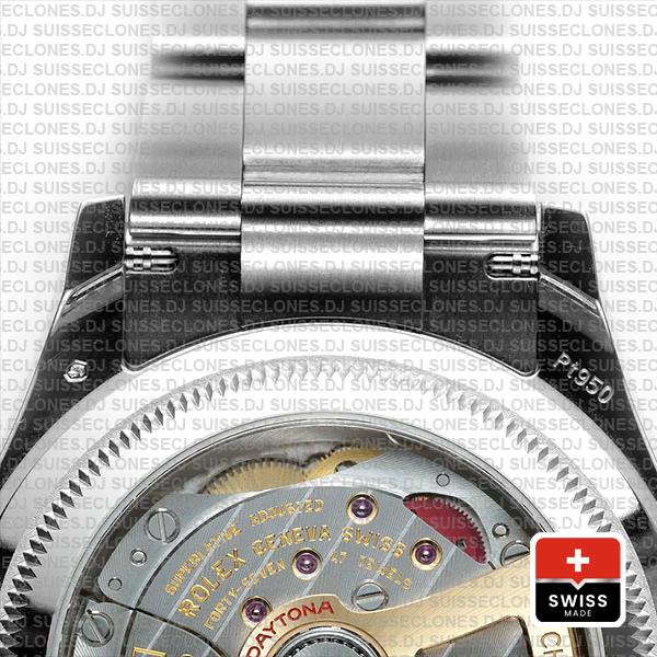 Rolex Cosmograph Daytona Platinum Ref.126506 Ice Blue Dial Stick Markers 40mm Cal.4131 Swiss Replica Super Clone 2024 New Model