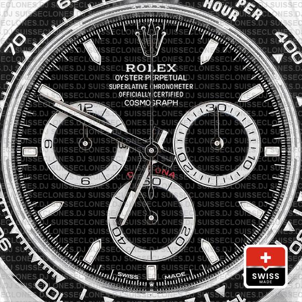 Rolex Cosmograph Daytona 904l Steel Black Dial 40mm Ref:126500ln Cal.4131 Swiss Replica Super Clone 2024 New Model