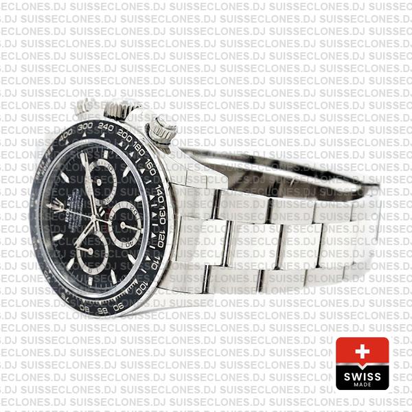 Rolex Cosmograph Daytona 904l Steel Black Dial 40mm Ref:126500ln Cal.4131 Swiss Replica Super Clone 2024 New Model