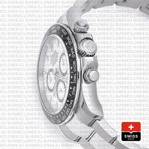 Rolex Cosmograph Daytona 904l Steel White Dial 40mm Ref:126500ln Cal.4131 Swiss Replica Super Clone 2024 New Model