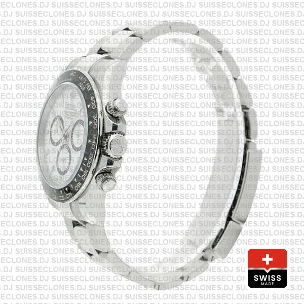 Rolex Cosmograph Daytona 904l Steel White Dial 40mm Ref:126500ln Cal.4131 Swiss Replica Super Clone 2024 New Model