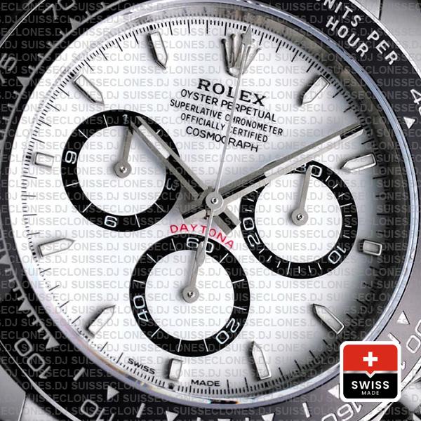 Rolex Cosmograph Daytona 904l Steel White Dial 40mm Ref:126500ln Cal.4131 Swiss Replica Super Clone 2024 New Model