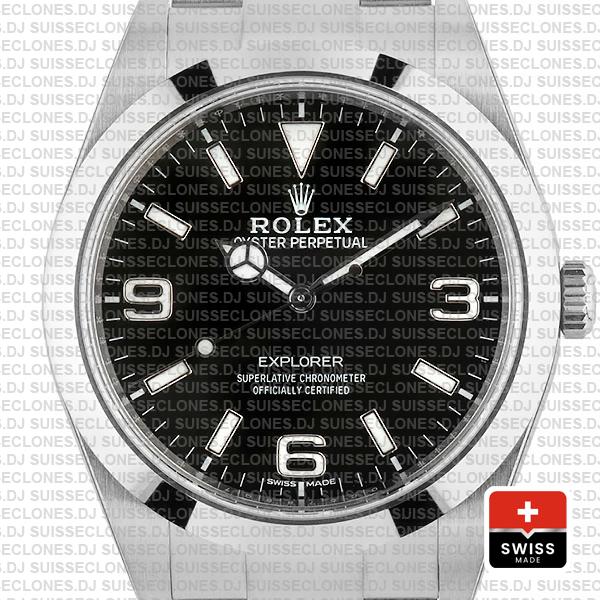 Rolex Explorer I 214270 39mm Swiss Replica