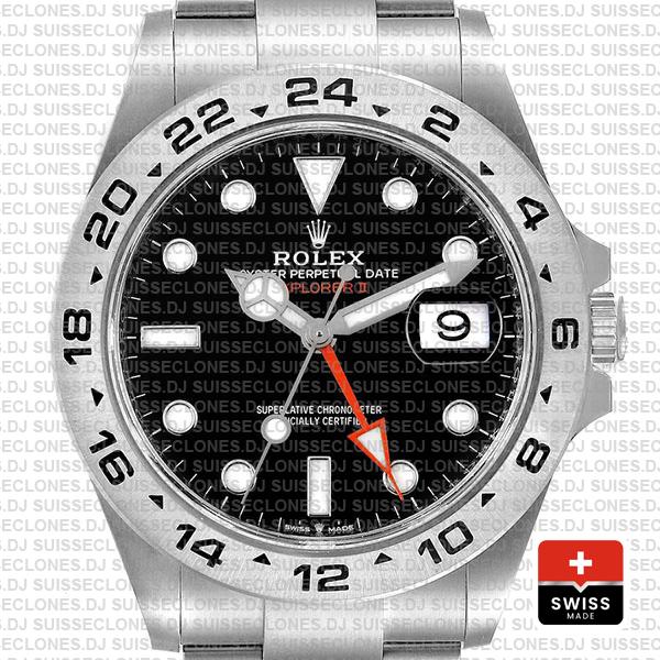 Rolex Explorer Ii 42 Black 226570 Swiss Made Replica