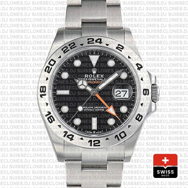 Rolex Explorer Ii 42 Black 226570 Swiss Made Replica