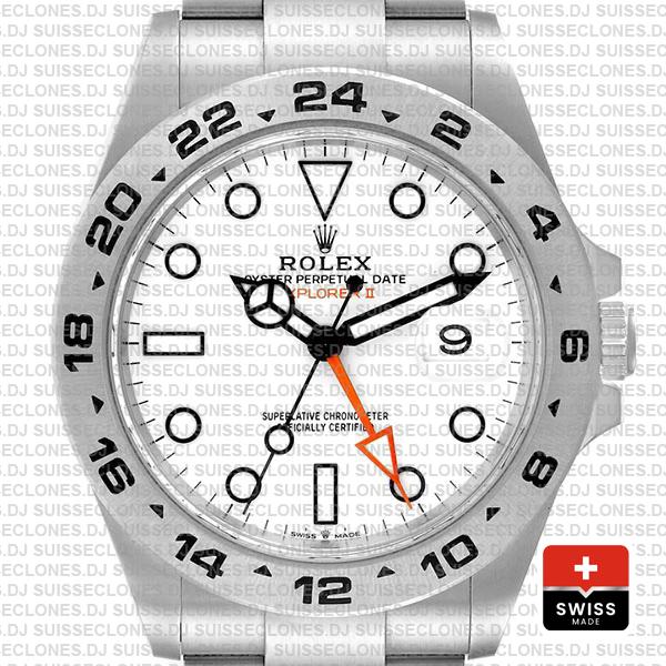 Rolex Explorer Ii 42 White 226570 Swiss Made Replica