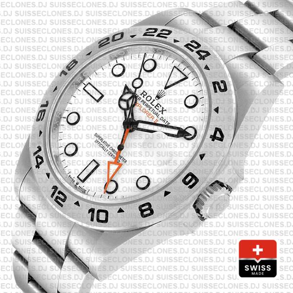 Rolex Explorer Ii 42 White 226570 Swiss Made Replica