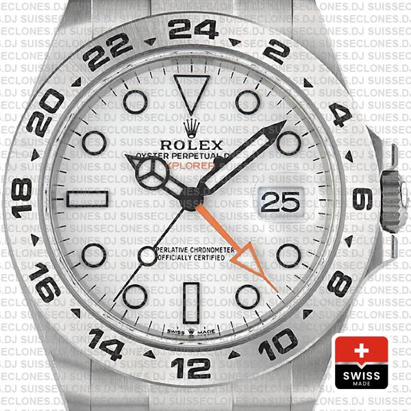 Rolex Explorer Ii 42 White 226570 Swiss Made Replica