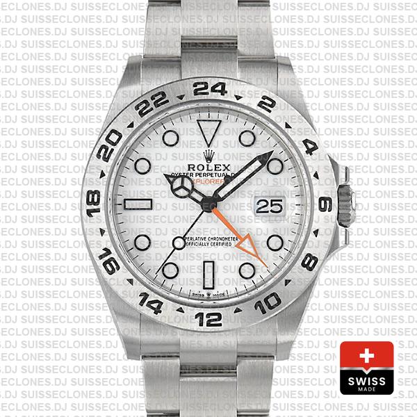 Rolex Explorer Ii 42 White 226570 Swiss Made Replica