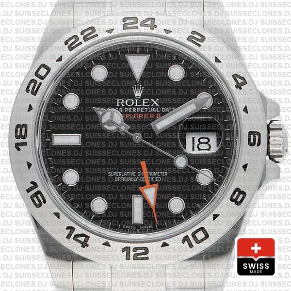 Rolex Explorer Ii Black 42mm Swiss Replica 216570
