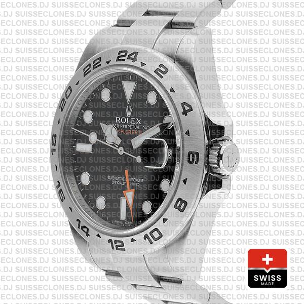 Rolex Explorer Ii Black 42mm Swiss Replica 216570