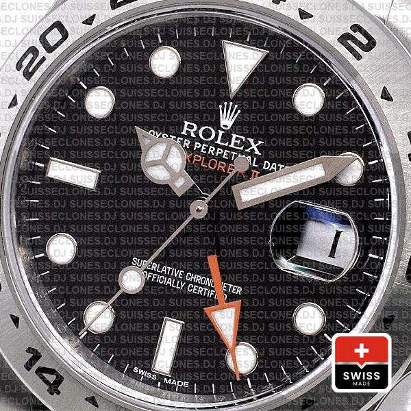 Rolex Explorer Ii Black 42mm Swiss Replica 216570