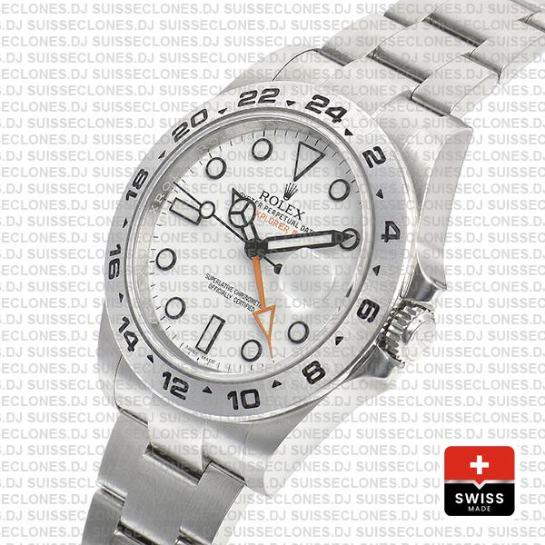 Rolex Explorer Ii White 42mm Swiss Replica 216570