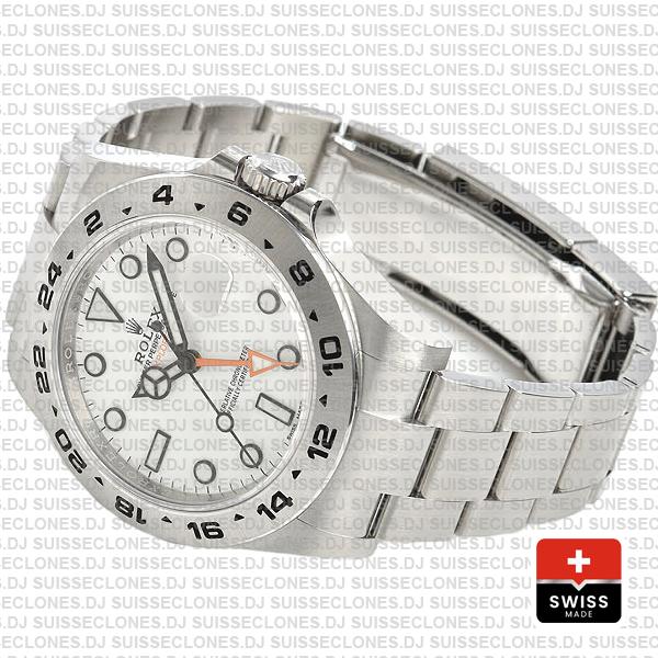 Rolex Explorer II 42mm White Dial | Rolex Replica Watch
