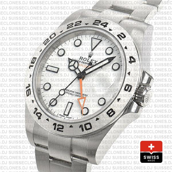 Rolex Explorer Ii White 42mm Swiss Replica 216570