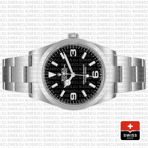 Swiss Replica Rolex Explorer I 36mm Steel 124270