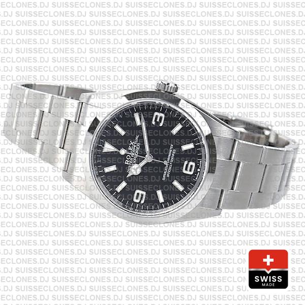 Swiss Replica Rolex Explorer I 36mm Steel 124270