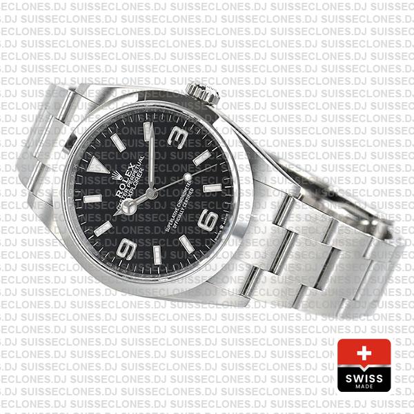 Swiss Replica Rolex Explorer I 36mm Steel 124270