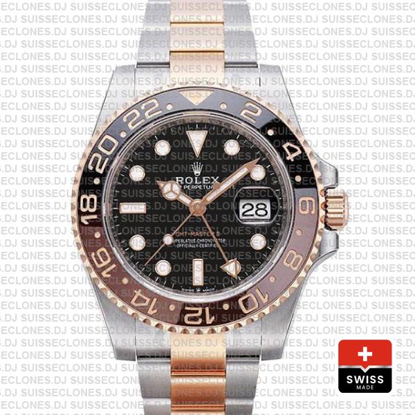 Rolex GMT-Master II Rose Gold Two Tone | Rolex Replica Watch
