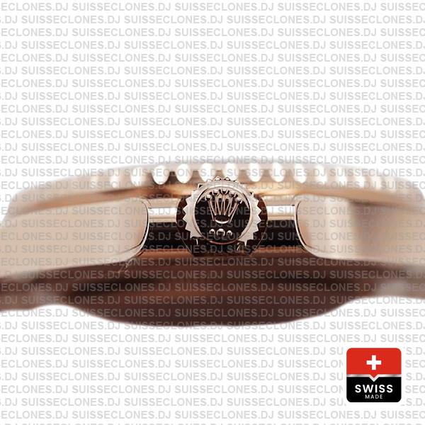 Rolex Gmt Master Ii 18k Rose Gold Ceramic Bezel Black Dial 126715chnr 40mm