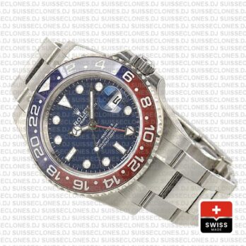 Rolex GMT-Master II White Gold Pepsi Blue Dial 40mm