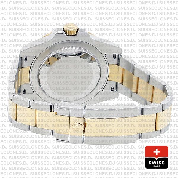 Rolex GMT-Master II 18k Yellow Gold Two-Tone Black Dial 40mm