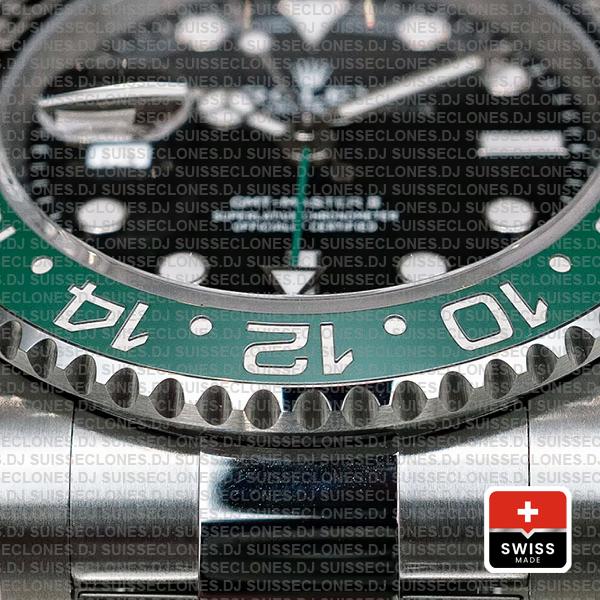 Rolex Gmt Master Ii Left Hand Green Black 126720vtnr Swiss Replica 0011