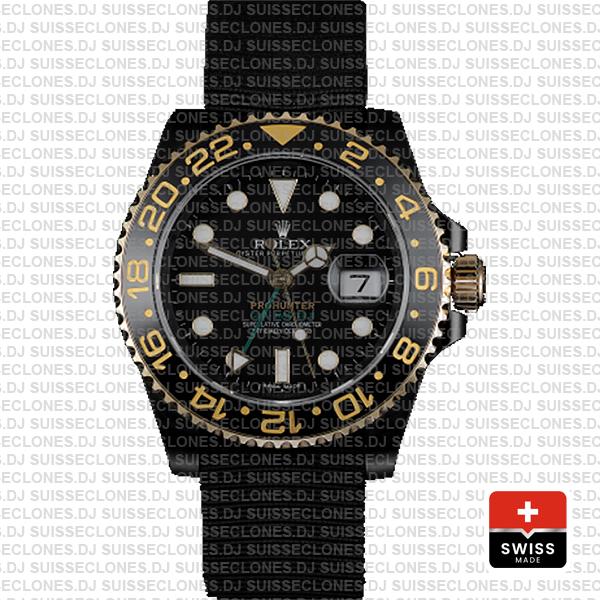 Rolex GMT-Master II Pro Hunter Black Ceramic DLC Gold Watch
