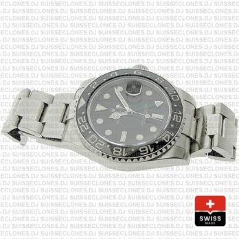 Rolex GMT-Master II Black Dial 40mm Stainless Steel Watch