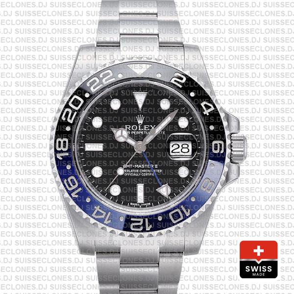 Rolex GMT-Master II Blue Black Ceramic | Swiss Replica Watch