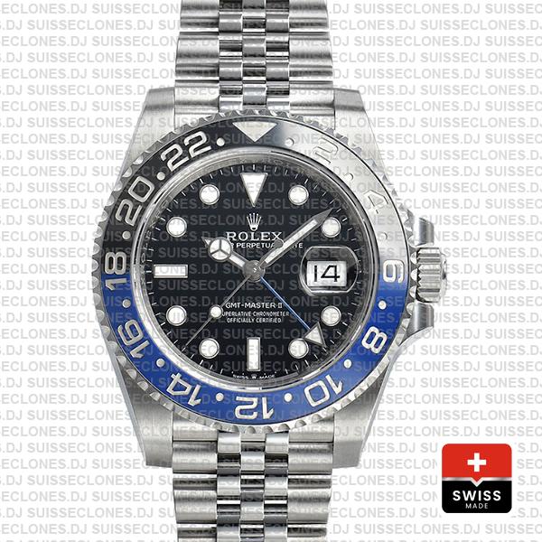 Rolex GMT-Master II 40mm Batman Blue Black Ceramic Bezel