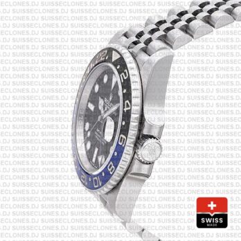 Rolex GMT-Master II 40mm Batman Blue Black Ceramic Bezel Swiss Replica Watch